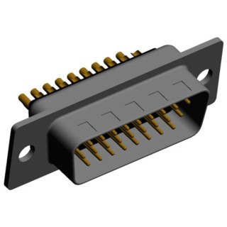 Norcomp SEAL-D 26 Way Straight 2.286 mm Pitch Plug-in D-Sub Connector Male 780-M26-103L001