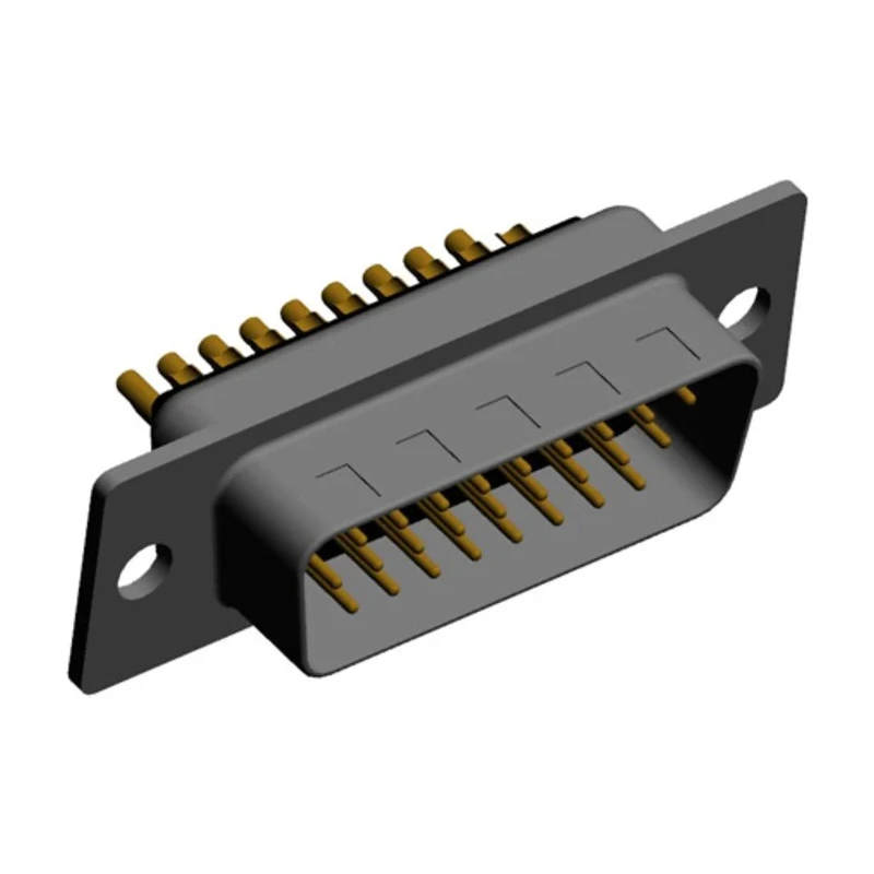 Norcomp SEAL-D 26 Way Straight 2.286 mm Pitch Plug-in D-Sub Connector Male 780-M26-103L001