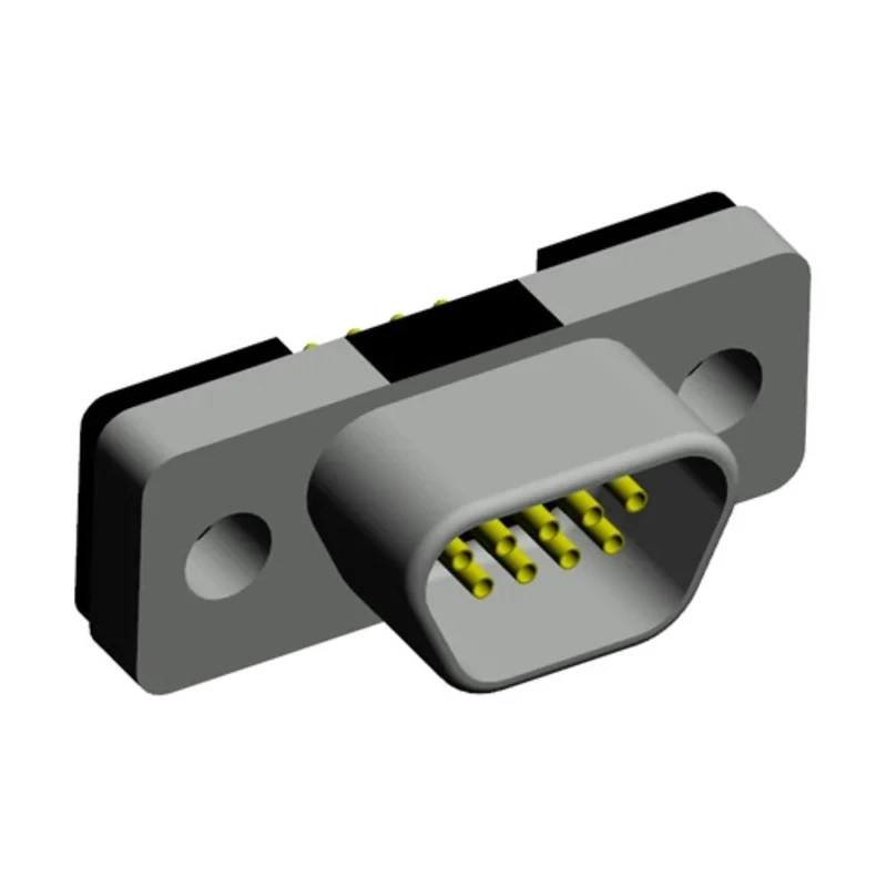 Norcomp Micro-D 380 Series 9 Way Straight 1.27 mm Pitch Through Hole D-Sub Connector Female 380-009-213L001