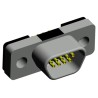 Norcomp Micro-D 380 Series 9 Way Straight 1.27 mm Pitch Through Hole D-Sub Connector Female 380-009-213L001