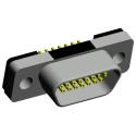 Norcomp 15 Way Straight 1.27 mm Pitch Through Hole Micro-D Female D-Sub Connector 380-015-213L001
