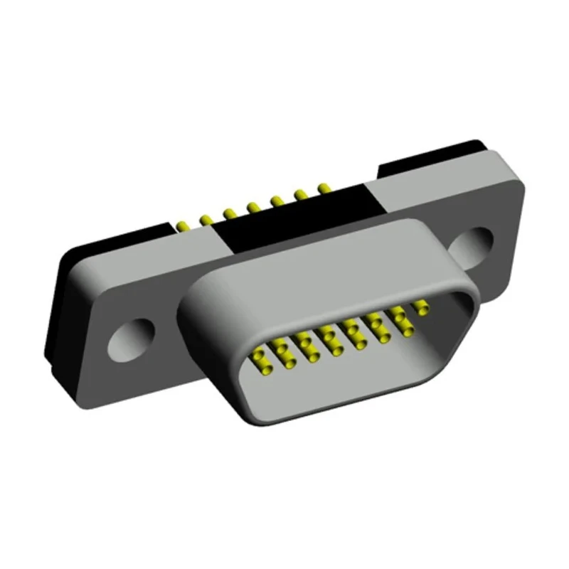 Norcomp 15 Way Straight 1.27 mm Pitch Through Hole Micro-D Female D-Sub Connector 380-015-213L001