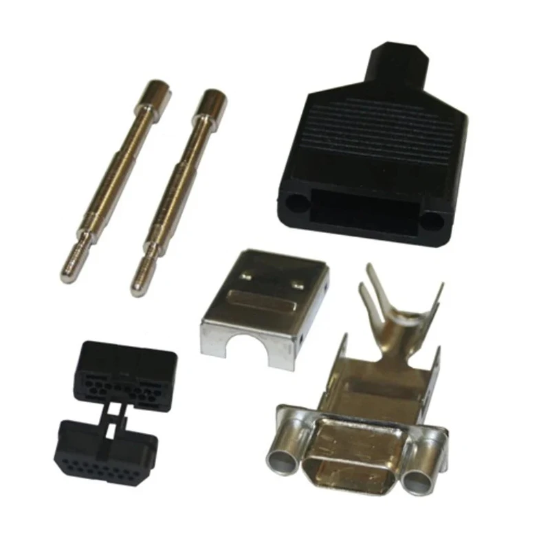 Norcomp MICRO-D 25 Way Straight D-Sub Connector Female Thermoplastic Housing Crimp Termination 960-025-010R011