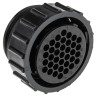 TE Connectivity Circular Connector, 37 Contacts, Cable Mount, Standard Size, Plug Female, IP67, 600V, 3A, Threaded 206150-1