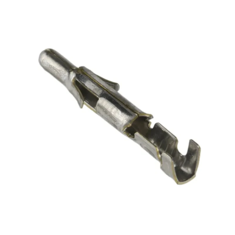 TE Connectivity Universal MATE-N-LOK Series Male Crimp Terminal, 19A Current, 24 AWG Min / 18 AWG Max Wire Size 926896-1
