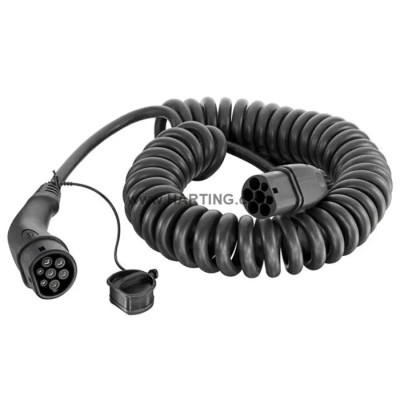 HARTING 20A 22 kW 480V AC 3-Phase EV Charging Cable, Thermoplastic Insulation, 5m Length 08914090302A0