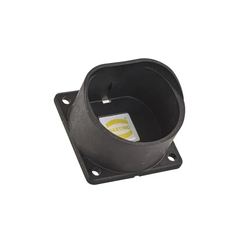 HARTING EV Connector Plug Black Polyamide Housing 75.1x75.1x47 mm 6113213040100
