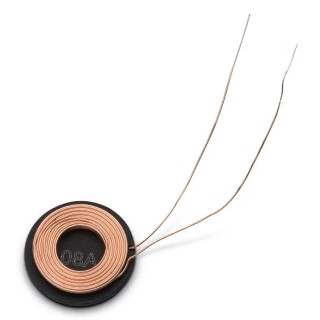 Wurth Elektronik WE-WPCC Wireless Charging Coil Receiver 800 mA, 13 μH, 10.3 mm Dia. 760308101208A