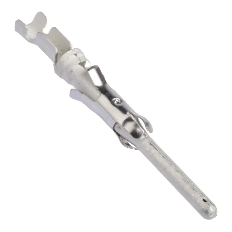 TE Connectivity Male Crimp Circular Connector Contact, Contact Size 16 mm, Wire Size 20, 24 AWG, 13A, 250V, Brass 163086-1