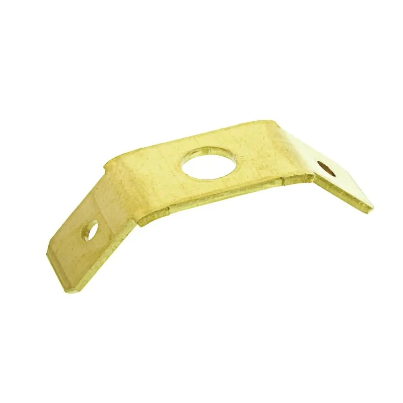 TE Connectivity FASTON 250 Yellow Uninsulated Male Spade Connector, Stud Termination, 6.35 x 0.81 mm Tab Size 142241-1