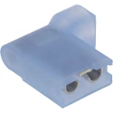 TE Connectivity Ultra-Fast .250 Blue Insulated Female Spade Connector Crimp 6.35 x 0.81 mm Tab Size 3-520133-2