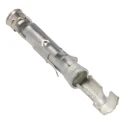 TE Connectivity Type III Female Crimp Contact 13A Current, Brass Contact Material, Tin Plating 163088-1