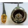 Mobilemark CA197/195 Series Coaxial Cable Female SMA to Female N Type 5m 50Ω CA197