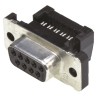TE Connectivity Amplimite HDF-20 9 Way Right Angle 2.77 mm Pitch Cable D-Sub Connector Female 1658612-4