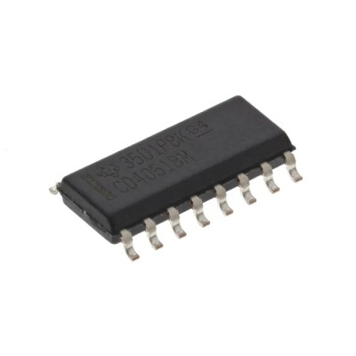 Texas Instruments CMOS Multiplexer/Demultiplexer Single 8 x 1 Configuration 16-Pin SOIC CD4051BM