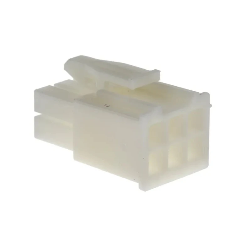 TE Connectivity Mini-Universal MATE-N-LOK Male Connector Housing 6 Way 2 Row 4.2 mm Pitch Nylon 172168-1