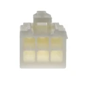 TE Connectivity Mini-Universal MATE-N-LOK Male Connector Housing 6 Way 2 Row 4.2 mm Pitch Nylon 172168-1