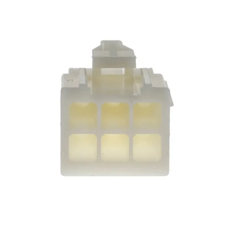 TE Connectivity Mini-Universal MATE-N-LOK Male Connector Housing 6 Way 2 Row 4.2 mm Pitch Nylon 172168-1