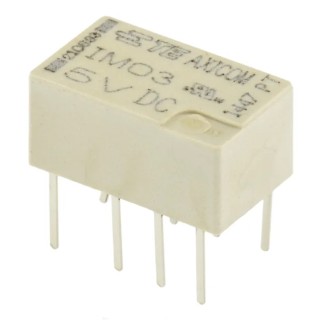 TE Connectivity PCB Signal Relay, 5V DC Coil, 2A Switching Current, DPDT Contact Configuration IM03TS