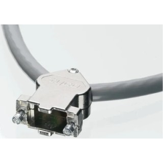 TE Connectivity AMPLIMITE HD-20 Series Steel Angled 9 Way D-Sub Backshell 1534805-1