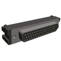 TE Connectivity Amplimite HDF-20 50 Way Right Angle 2.76 mm Pitch Cable D-Sub Connector with 4 to 40 Screw Lock 1658606-1