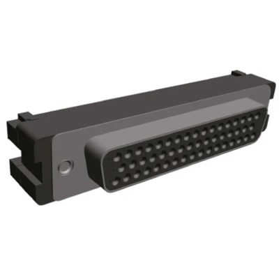 TE Connectivity Amplimite HDF-20 50 Way Right Angle 2.76 mm Pitch Cable D-Sub Connector with 4 to 40 Screw Lock 1658606-1
