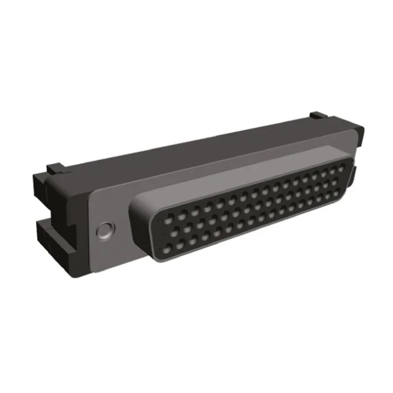 TE Connectivity Amplimite HDF-20 50 Way Right Angle 2.76 mm Pitch Cable D-Sub Connector with 4 to 40 Screw Lock 1658606-1
