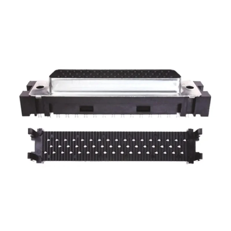 TE Connectivity Amplimite HDF-20 50 Way Right Angle 2.76 mm Pitch Cable D-Sub Connector with 4 to 40 Screw Lock 1658606-1