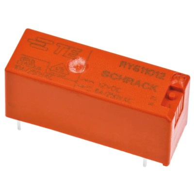 TE Connectivity PCB Power Relay 12V DC Coil 8A Switching Current SPDT RY611012
