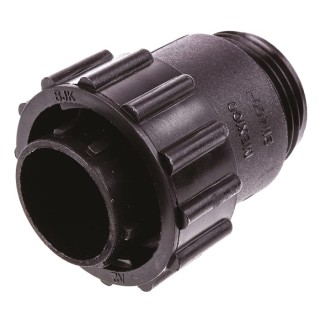 TE Connectivity Circular Connector Cable Mount 7 Contacts Male Plug 250V, Threaded, Thermoplastic Housing 211400-1