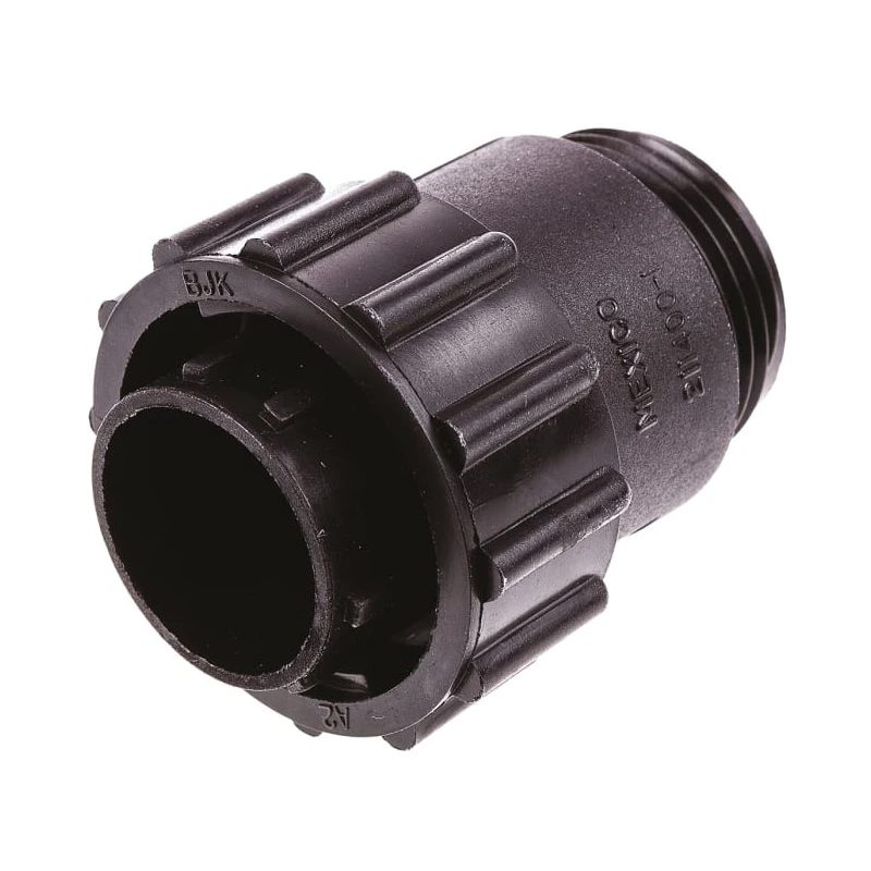 TE Connectivity Circular Connector Cable Mount 7 Contacts Male Plug 250V, Threaded, Thermoplastic Housing 211400-1