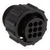 TE Connectivity Circular Connector, 9 Contacts, Cable Mount, Standard Size, Plug Female, CPC Series, 600V, 13A 206708-1