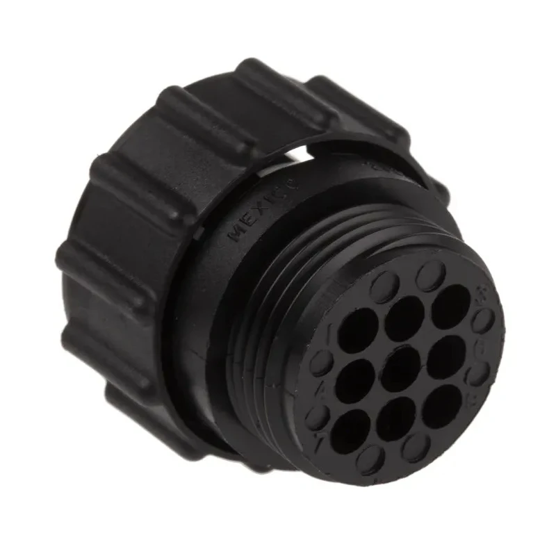 TE Connectivity Circular Connector, 9 Contacts, Cable Mount, Standard Size, Plug Female, CPC Series, 600V, 13A 206708-1