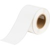 Brady White Label Roll 101.6 mm Width Polyester Labels Aggressive Adhesive UL Compliant J40C-4000-2475