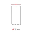 Brady White Label Roll 101.6 mm Width Polyester Labels Aggressive Adhesive UL Compliant J40C-4000-2475