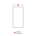 Brady White Vinyl Label Roll 30.48 m Length 57.15 mm Width J20C-2250-2595