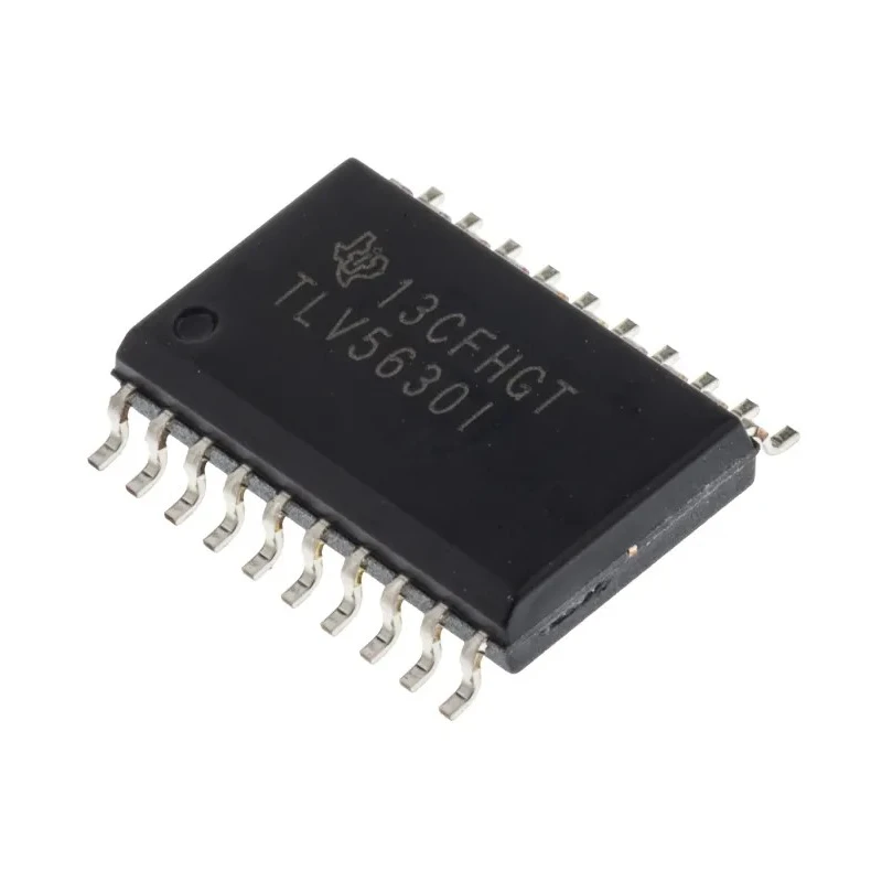 Texas Instruments Digital to Analogue Converter 12 Bit, 8-Channel, Microwire/QSPI/SPI Interface, 283 ksps, 20-Pin TLV5630IDW