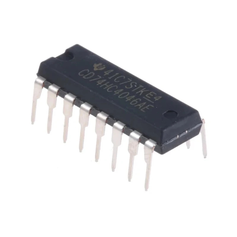 Texas Instruments PLL Circuit 1 Output CMOS Logic 16-Pin PDIP 2-6V Operating Voltage CD74HC4046AE