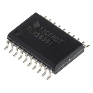 Texas Instruments 12-bit 8-Channel Digital to Analogue Converter 3V-5.5V Surface Mount SOIC TLV5630IDW