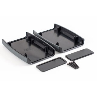 Hammond 1553 Series Black Plastic Handheld Enclosure with Integral Battery Compartment, IP54, 117 mm x 79 mm x 32 mm 1553CXBK