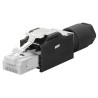 TE Connectivity Cat6a Shielded Industrial RJ45 Male Connector, Cable Mount, Shielded Straight 1 Port 8 Way RJ45