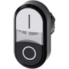 Siemens SIRIUS ACT Series White, Black Momentary Push Button Switch 22 mm Cutout IP69K IP67 IP66 3SU1000-3AB61-0AK0