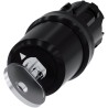 Siemens SIRIUS ACT 2-position Key Switch Head, Momentary Operation, 22 mm Cutout 3SU1000-5BC01-0AA0