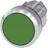 Siemens SIRIUS ACT 3SU10 Series Green Latching Push Button Switch 22 mm Cutout IP69K IP66 IP67 3SU1050-0AA40-0AA0