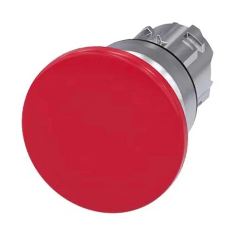Siemens SIRIUS ACT 3SU10 Series Red Momentary Push Button Switch 22 mm Cutout IP66 IP69K IP67 3SU1050-1BD20-0AA0