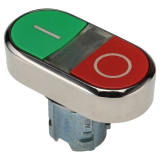 Siemens SIRIUS ACT 3SU10 Series Green, Red Momentary Push Button Switch 22 mm Cutout IP66 IP67 IP69K 3SU1050-3AB42-0AK0