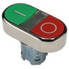 Siemens SIRIUS ACT 3SU10 Series Green, Red Momentary Push Button Switch 22 mm Cutout IP66 IP67 IP69K 3SU1050-3AB42-0AK0