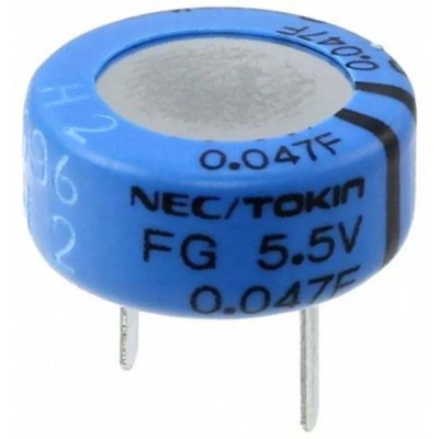 KEMET 47 mF Electric Double Layer Supercapacitor Through Hole Mount 5.5V dc -20 to 80 % Tolerance FG0H473ZF