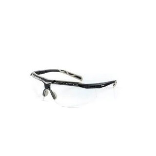 Riley FLUX Safety Spectacles UV Resistant Impact Resistant Grey Black Polycarbonate Lens Thermoplastic RLY00482