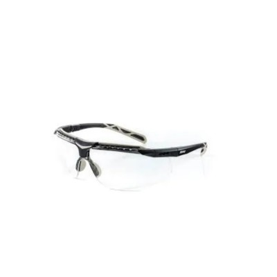 Riley FLUX Safety Spectacles UV Resistant Impact Resistant Grey Black Polycarbonate Lens Thermoplastic RLY00482